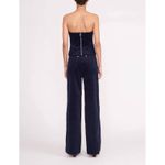 STAUD  Grayson Corduroy Wide Leg  Pant Navy Size 8 Photo 2