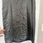 Johnny Was  Collection Vintage Silver Metallic Shimmer Sequin Slip Cami Dress Photo 8