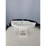 Magnolia Grace Womens Small Blue Paisley Polyester/Spandex Top With Keyhole Deta Photo 3