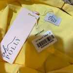 Oh Polly  Sabela Halter Neck Cut Out Flare Mini Dress Yellow Photo 5