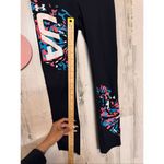 Under Armour  HeatGear Black Compression Leggings Women’s Small UA Logo Photo 8