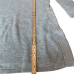 J Jill Gray Silk Wool Blend Oversized V Neck Tunic Sweater Women’s M in EUC Size M Photo 9