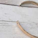 Almost A Brassy Shade of Gold Tone Cuff Bracelet Photo 6