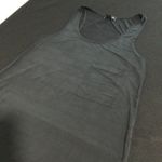 Trouve Women's XS Sleeveless Tank Dress Casual Pocket Gray Gray Photo 1