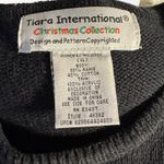 Vintage 90s Ugly Christmas Sweater XL Black Photo 1