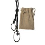 Long Black Cord Necklace Women’s Fashion Pendant Jewelry 19" Statement Lariat Photo 4