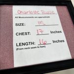 Charlotte Russe NEW Shirt Size M Vegas Baby All Over Sequin Crop Top Photo 9