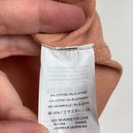 Madewell  Peach Orange Denim Raw Edge Jean Mini Skirt Size 4 Photo 5