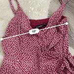 Abercrombie & Fitch Floral Red Wrap Romper Photo 2
