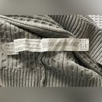 Bershka  Light Gray Cable Knit Cropped Sweater Photo 6