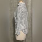 Rails  Bonnie Olympic Stripe Linen blend button down long sleeve blouse size XS Photo 2