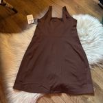 Girlfriend Collective  Tommy Skort Dress In Brown Photo 7