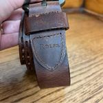 Rolf’s | Brown Genuine Leather Cut Out Belt Size L Photo 3