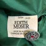 Vintage Edith Moser Cropped Blazer Red & Green Diamond Pattern sz 38 US SZ 10 Size M Photo 10