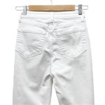 L'Agence L’Agence Jeans White High Line High Rise Distressed Stretch Skinny Jean Size 24 Photo 9