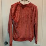 BCBGMAXAZRIA Vintage Y2K BCBG Velvet Zip Up Velvet Zippper Top Sweater Size XL EUC #3241 Photo 2
