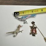 Roadrunner, Owl, 1 Signed Gerry’s Brooch Pin Lot Of 3 Vintage Photo 3