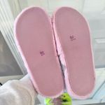 Disney NWT  Parks Mickey and Minnie Neon Fuzzy Slippers Sz M 7-8 Photo 1