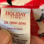 Holiday Time  Cozy Red and White sleep top 2x Photo 1