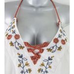 LC Lauren Conrad Lauren Conrad Maxi Dress Women's XS White Chiffon BOHO Embroidered Gown Sundress Photo 8