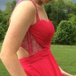 La Femme Hot Fuchsia Prom Dress Photo 4