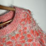 Free People Phoebe Strawberry Cream plush eyelash pullover sweater size S Photo 5