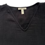 Eileen Fisher  Organic Cotton Gauze V-Neck Boxy Fit Calf Length Tunic Dress M Photo 9