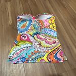 Anne cole  Tankini Paisley Mixed Color Halter Swim Top Size Extra Small Photo 1