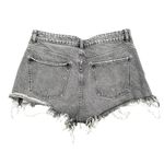 ZARA High Rise Jean Cut Off Shorts in Gray, Size 8 Photo 2