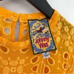 Johnny Was Leafy Concetta Blouse Orange XS Photo 3