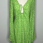 Charlie Holiday Womens Nixon Green Retro Floral Size 6 Mini Dress Photo 0