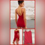 Free People Cherry Red Boy-short Bodysuit Photo 1