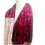 Apt. 9  Burgundy Pink Soft Cozy Crushed Velvet Lightweight Infinity Scarf Holiday Photo 4