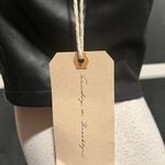 Sunday in Brooklyn Anthropologie  Black Crop Top Halter Neck Rosettes Size S NWT Photo 5