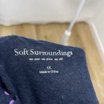 Soft Surroundings  Jersey Knit Polka Dot Tank Summer Maxi Dress Purple size 1X Photo 5