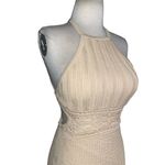 Significant Other Abby Knit Dress in Biscuit 4 Womens Bodycon Midi Cocktail Brown Photo 3