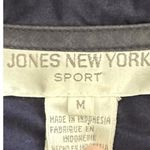 Jones New York  Sport Womens Navy Hooded Vest Zip Up Casual Utility Size M Photo 3