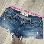 Hollister  low rise micro mini cutoff shorts Women's Blue Denim Photo 4
