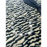 Pearl Bracelet Clear Zirconia Silver Plating Over Alloy Lobster Clasp Adjustable Photo 6