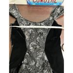 THEIA Black Velvet Lace Fit Flare Evening Gown Formal Dress Size 4 Photo 12