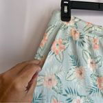 Hurley  Women’s Lounge Sleep Pant Size Large Floral Green Orange Drawstring Soft Photo 5