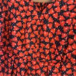 Disney Alice Through The Looking Glass Heart Print Cold Shoulder Dress Size XS Photo 5
