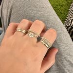 Elegant Silver Ring Set of 10 Photo 2