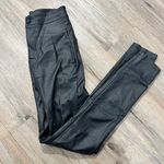 SheIn Black Faux Leather Pants Photo 2