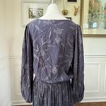 Z Supply  Camila Mini Dress Shadow Grey Floral L Photo 8