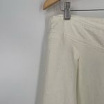 Halston Heritage Halston‎ Women's Cream Linen Wide Leg Pleated High Rise Trousers Pant Size US 8 Photo 3