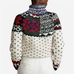 Ralph Lauren Polo by  Mixed Print Turtleneck Sweater, Size XS New w/Tag Photo 3