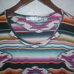 Giddy Up Glamour  2X Southwest Cowgirl Long Sleeved Tunic Top Plus Photo 4