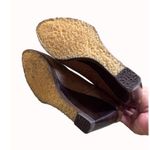 Stuart Weitzman  women’s brown leather wedge boots shoes 7.5M SKU 5420 Photo 4