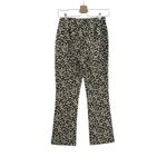 Tuckernuck Leopard Ashford Pants Cropped Kick Hem Cream Brown Tan Size Small Photo 6
